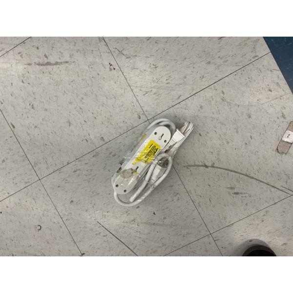 White Power Strip - Multi-Outlet, Surge Protection Retail $15.00