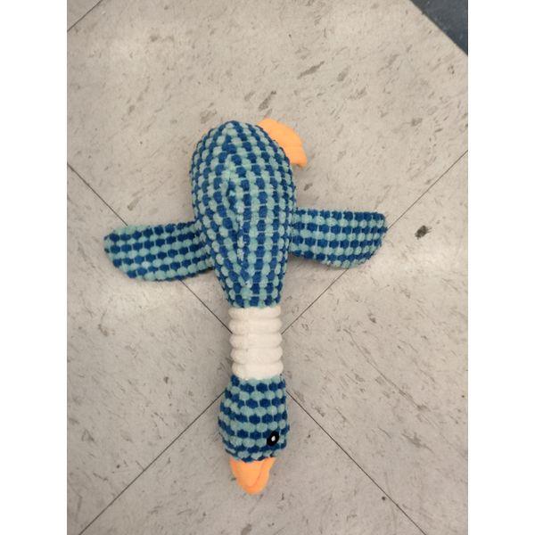 Multipet Dog Toy, Goose Design - Plush, Squeaky Retail $8.00