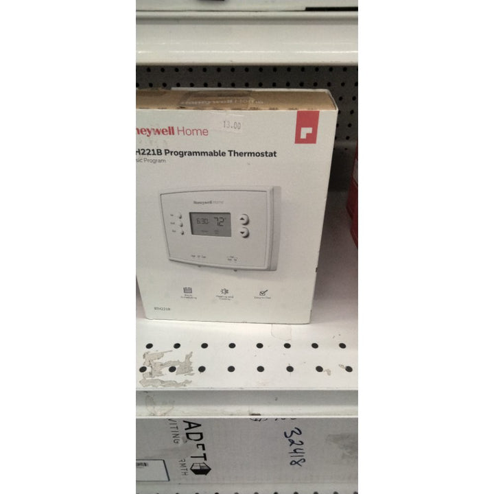 Honeywell Home RTH221B1039 RTH221B Programmable Thermostat, White