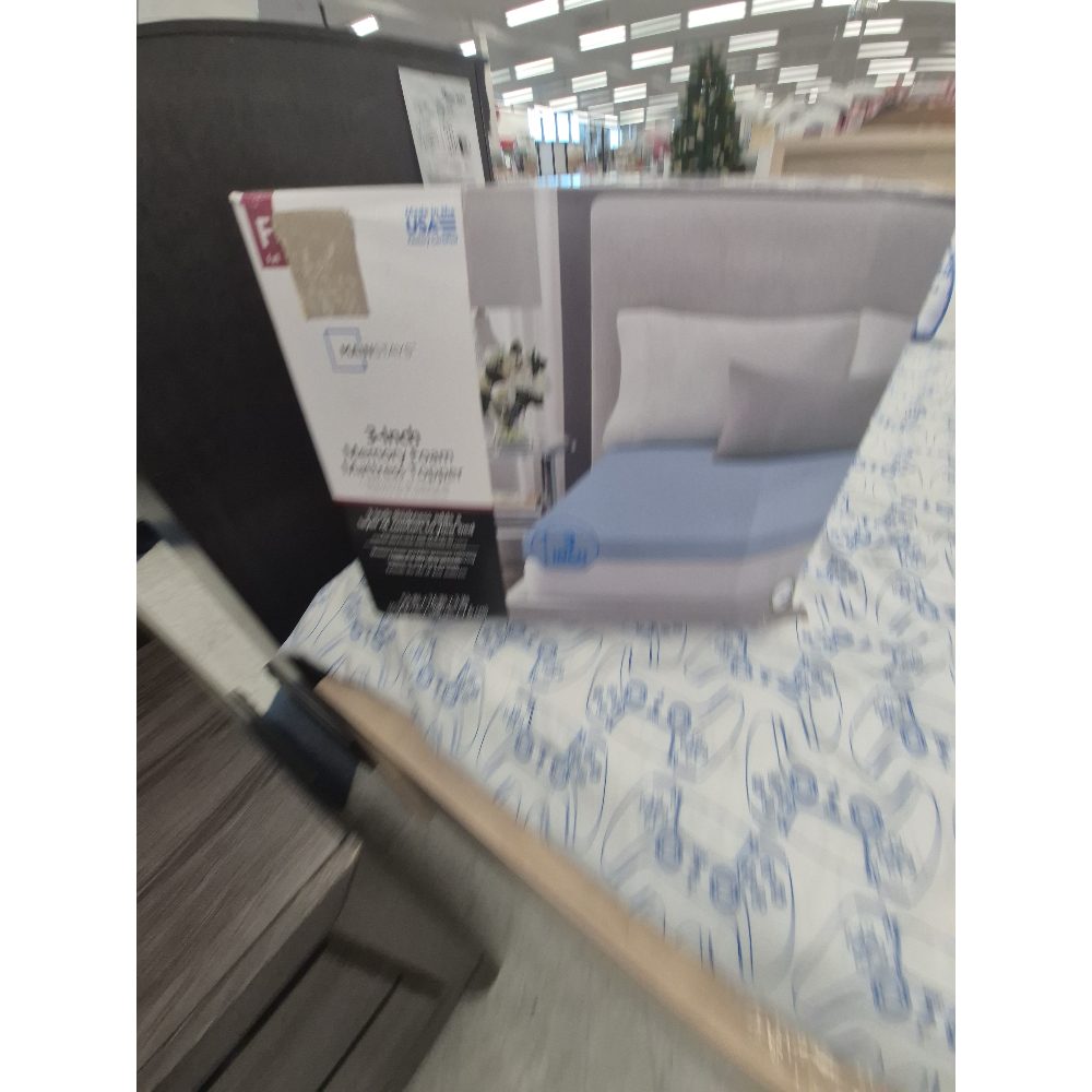 Mainstays 3-Inch Memory Foam Mattress Topper - Full