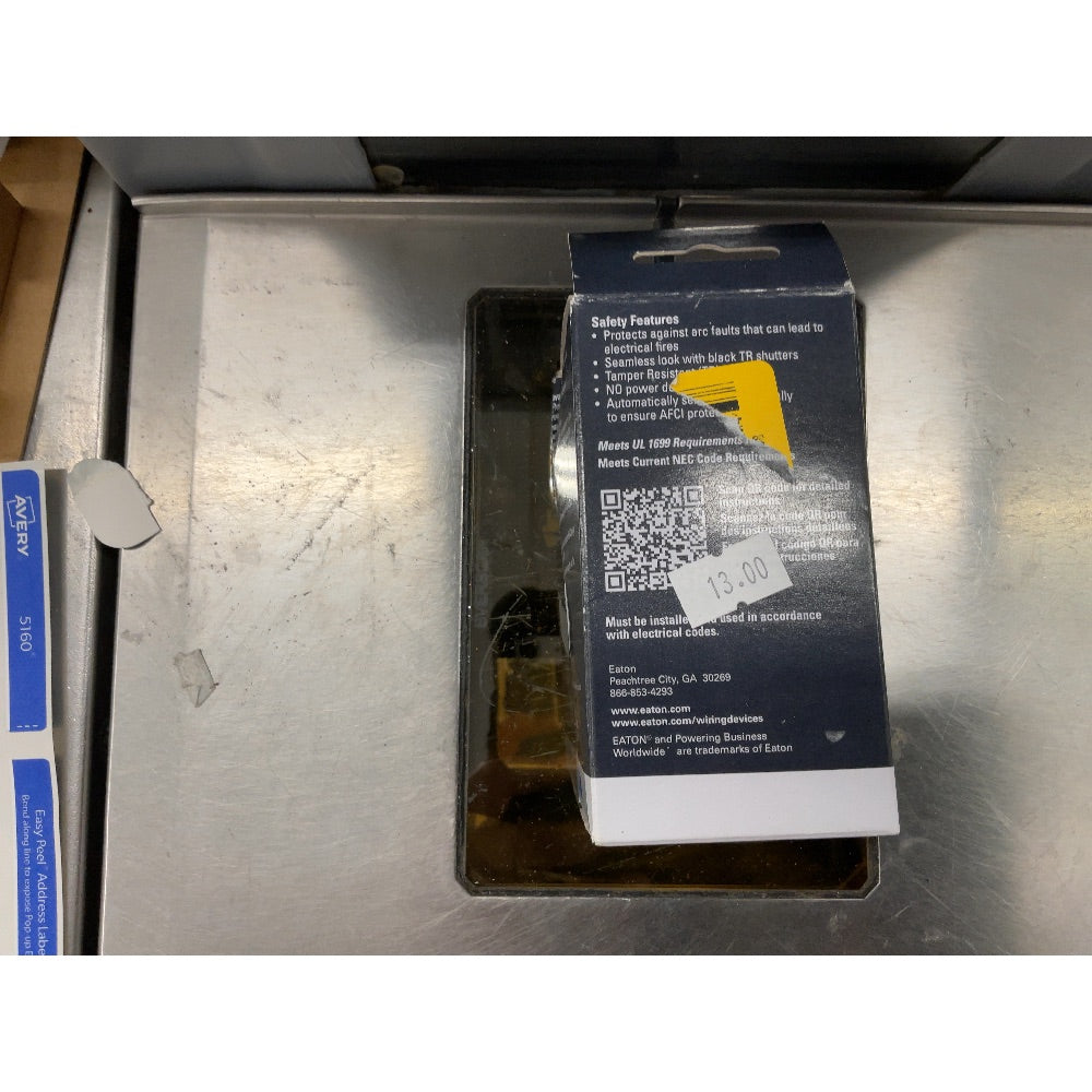 Eaton TRAFCI15 AFCI Duplex Receptacle - Tamper Resistant