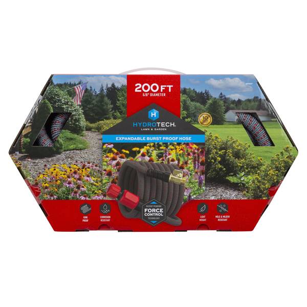 7025866 0.62 in. X 200 Ft. Heavy Duty Professional Grade Expandable Lightweight Garden Hose - Pack of 3