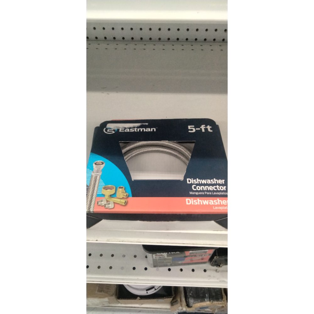 Eastman 5' 1500 PSI Universal Fit Dishwasher Connector- 0011722