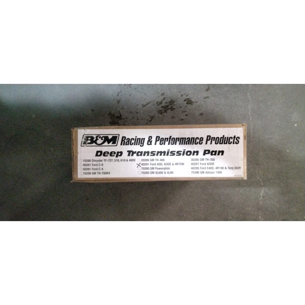 B&M 40291 Cast Aluminum Extra Depth Transmission Pan Retail $399.00