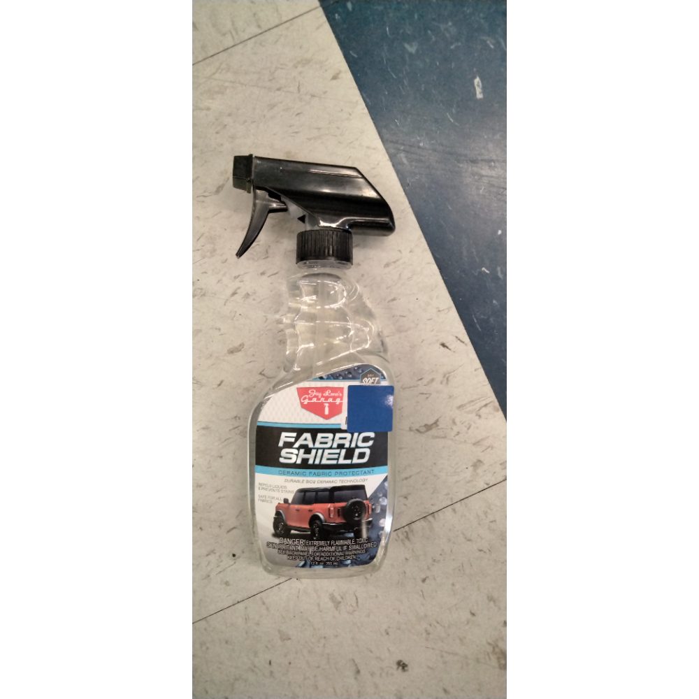 Jay Leno S Garage Fabric Shield (12 Oz) - Ceramic Fabric Protectant and Stain Repellant
