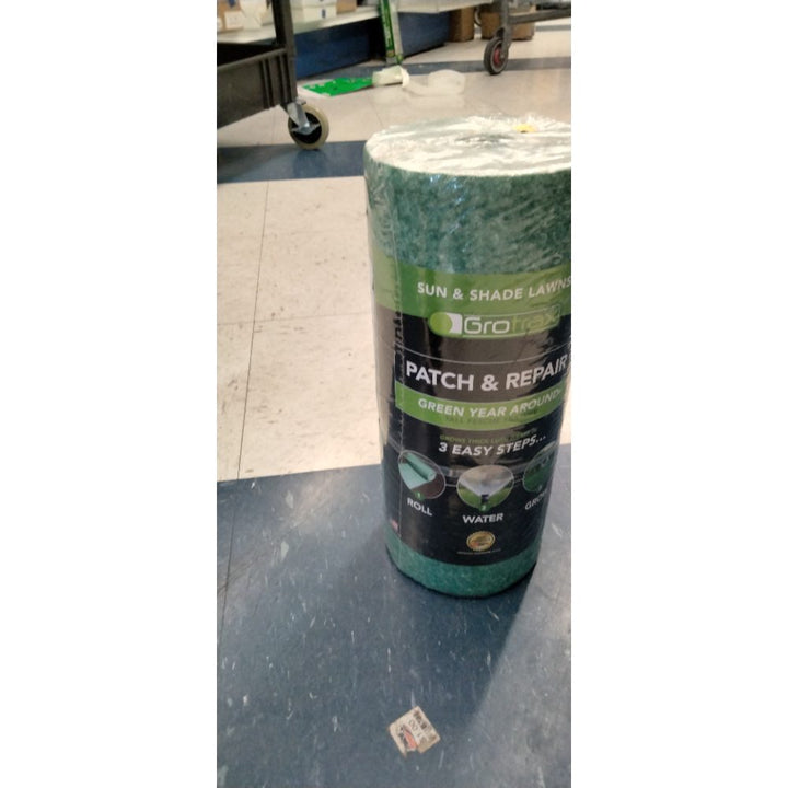 Growtrax Biodegradable Grass Seed Mat, Year Round Green - 50 Sq Ft Quick Fix Roll - Growing Solution for Lawns, Dog Patches and Shade - Just Roll Water & Grow -Not Fake or Artificial Grass
