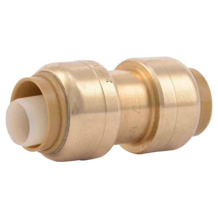 SHARKBITE U008LF, 1/2" X 1/2" STRAIGHT COUPLING 1 PACK FREE DISCONNECT CLIP,NIP