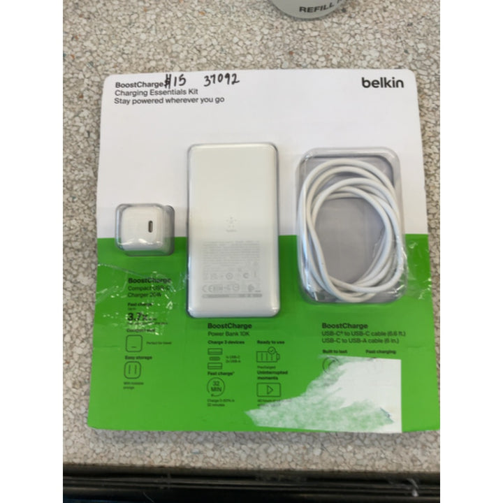Power Bank, Belkin Boost Charge 20W Wall Charger with 10k, 3.7X Faster