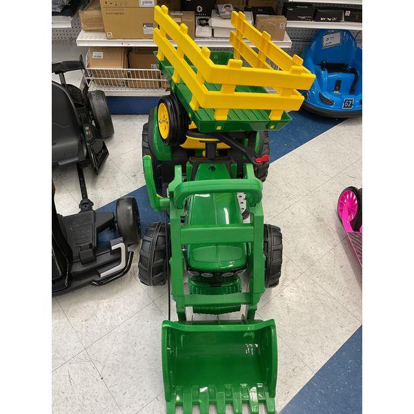Peg Perego Tractor, Ride-On Toy - Green, Yellow, Construction Vehicle, Bucket Retail $350.00