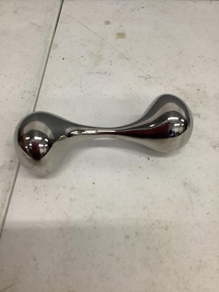 Modern Rattle - Polished Metal, Ergonomic Design Retail $14.99