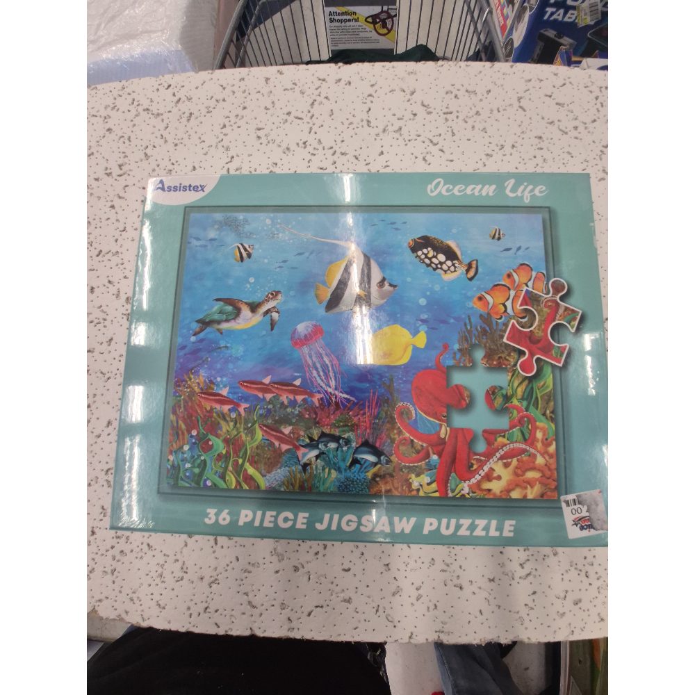 Assistex Ocean Life Jigsaw Puzzle - 36 Piece