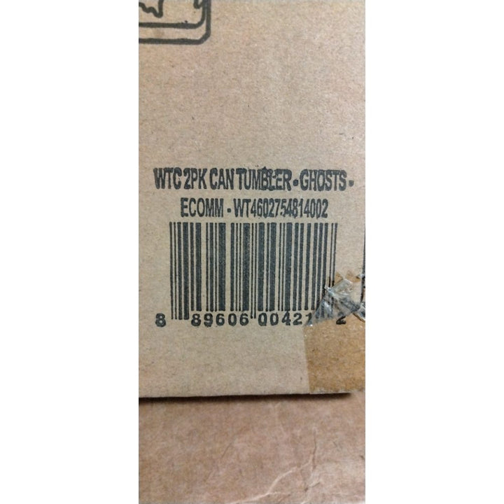 Way To Celebrate! WTC 2PK Can Tumbler, Ghosts - ECOMM, Ghost Pattern Retail $10.00
