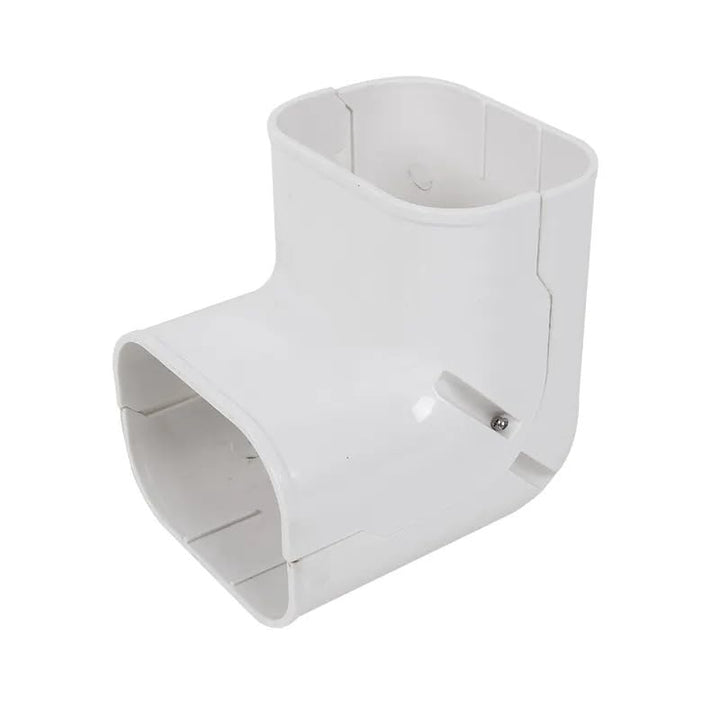 Ductless minsplit 3" decorative Inside/Outide Corner PVC AC Line Set Cover Kit Accessories for Ductless Mini Split Air Conditioners Central AC and Heat Pump Systems