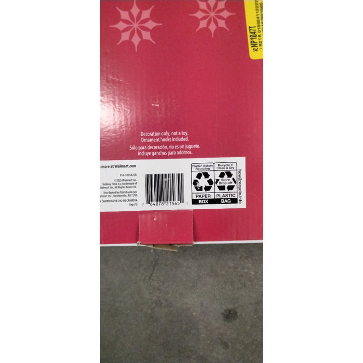 Holiday Time Shatterproof Ornaments - 2 Piece Set, Green Retail $5.00