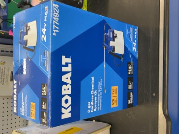 Kobalt 2-gal Cordless Chemical Sprayer Kit - 24V Max Retail $99.00