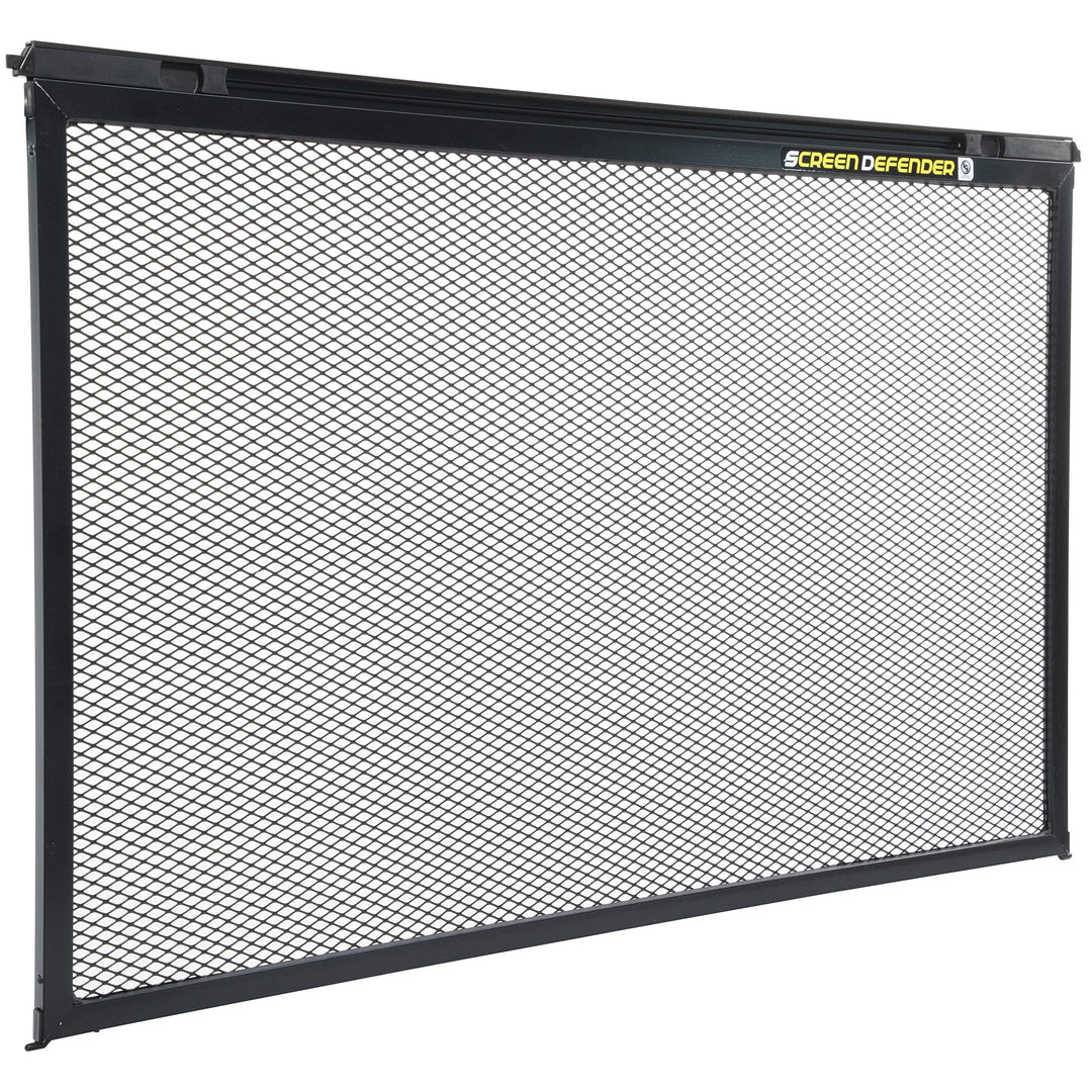 Lippert 28" Screen Defender RV Entry Door Protector Kit with Black Powder-Coated Aluminum for Pet Protection on Travel Trailers, 5th Wheel Campers and Motorhomes - 859793 Retail $87.66