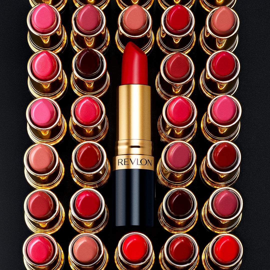 Revlon Super Lustrous Lipstick, Creamy Formula For Soft, Fuller-Looking Lips, Moisturized Feel, Ruby Attitude, 0.15 oz