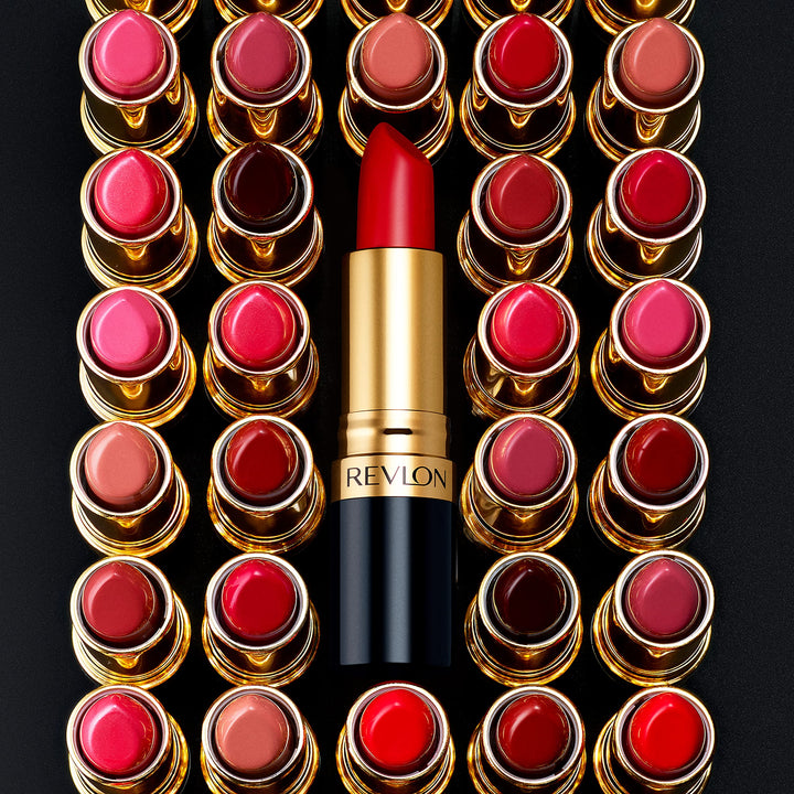 Revlon Super Lustrous Lipstick, Creamy Formula For Soft, Fuller-Looking Lips, Moisturized Feel, Ruby Attitude, 0.15 oz