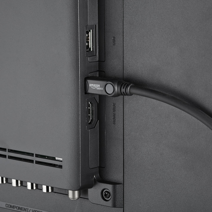 Amazon Basics Toslink Digital Optical Audio Cable, Multi-Channel, for Audio System, Sound Bar, Home Theatre, Gold-Plated Connectors, 3.3 Feet, Black