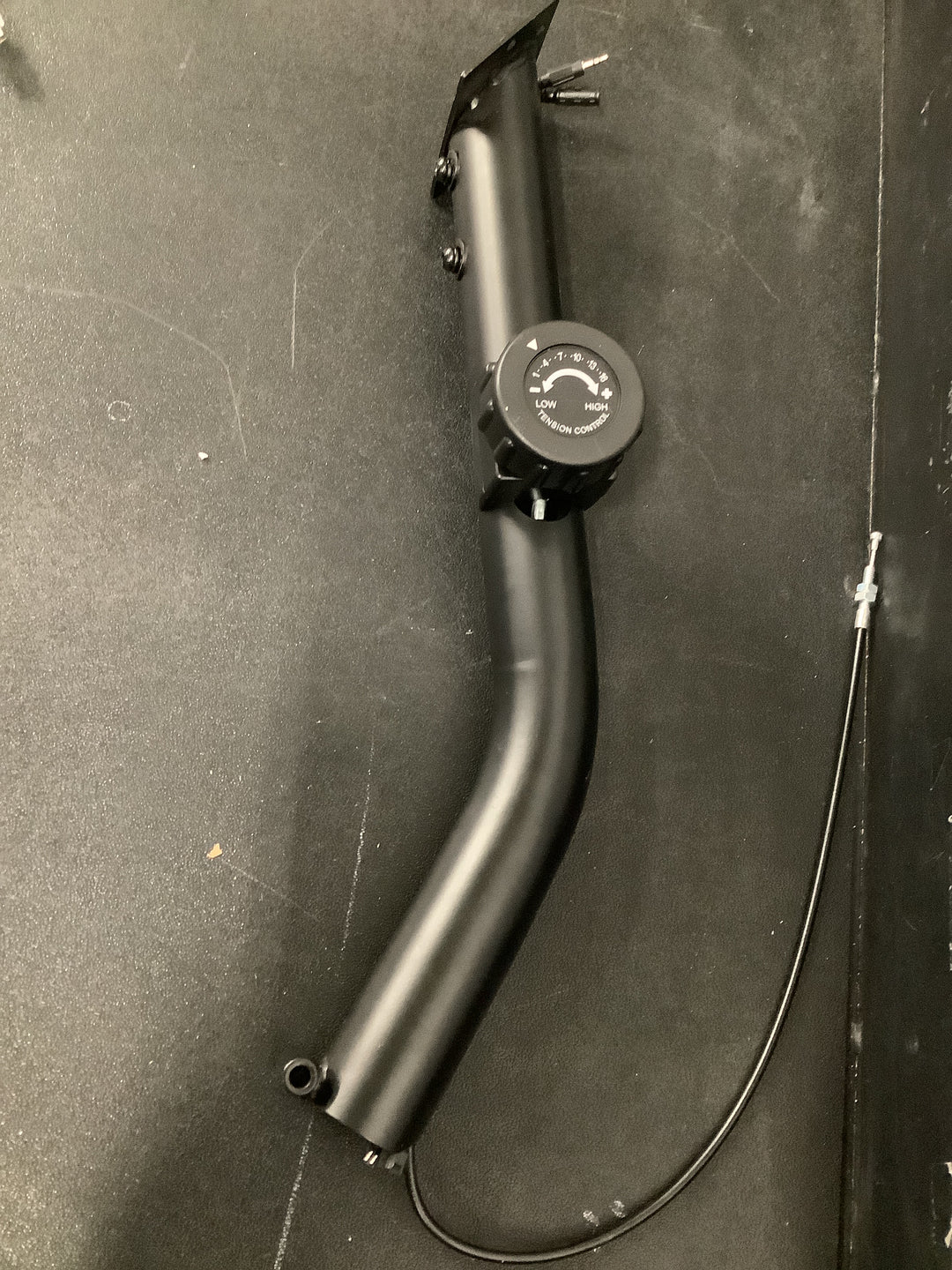 Replacement 16-Level Exercise Bike Handlebar Post Assembly with Tension Control Knob & Cable