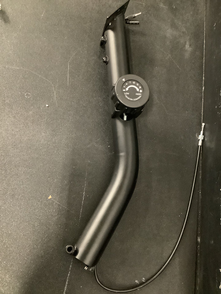Replacement 16-Level Exercise Bike Handlebar Post Assembly with Tension Control Knob & Cable