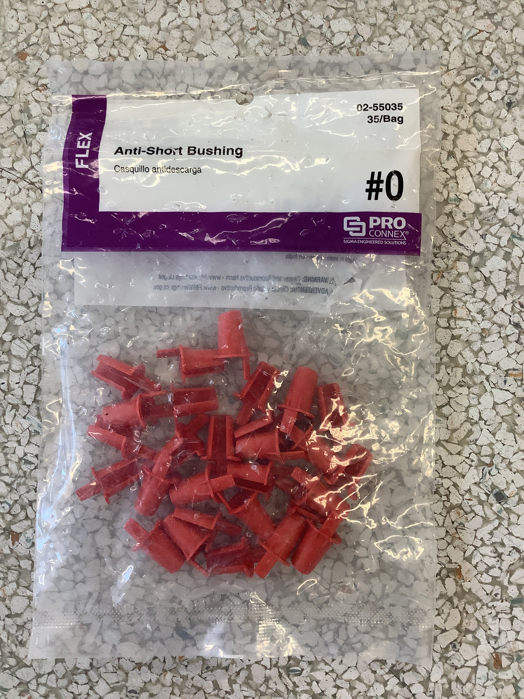 SIGMA 5/16-IN FLEX BUSHING 35-CT