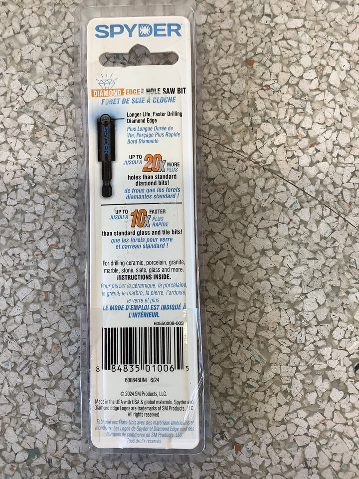 SPY 5/16-IN DMND GRT HOLESAW BIT