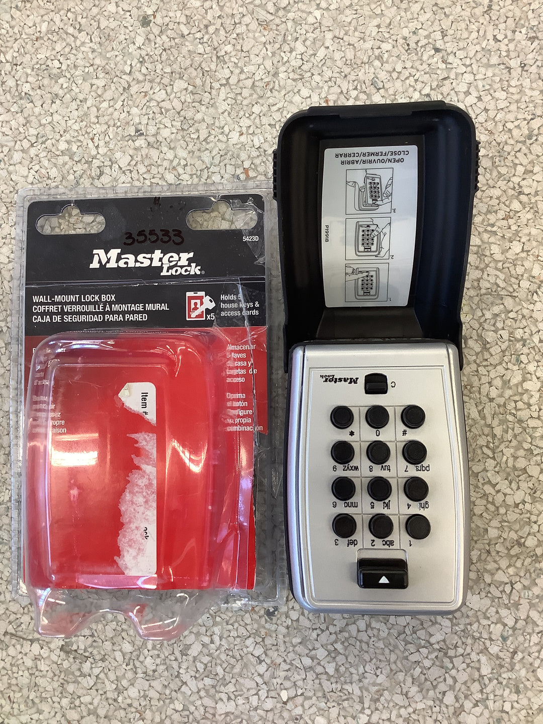 Master Lock 5423D Wall Mount Key Safe Lock Box