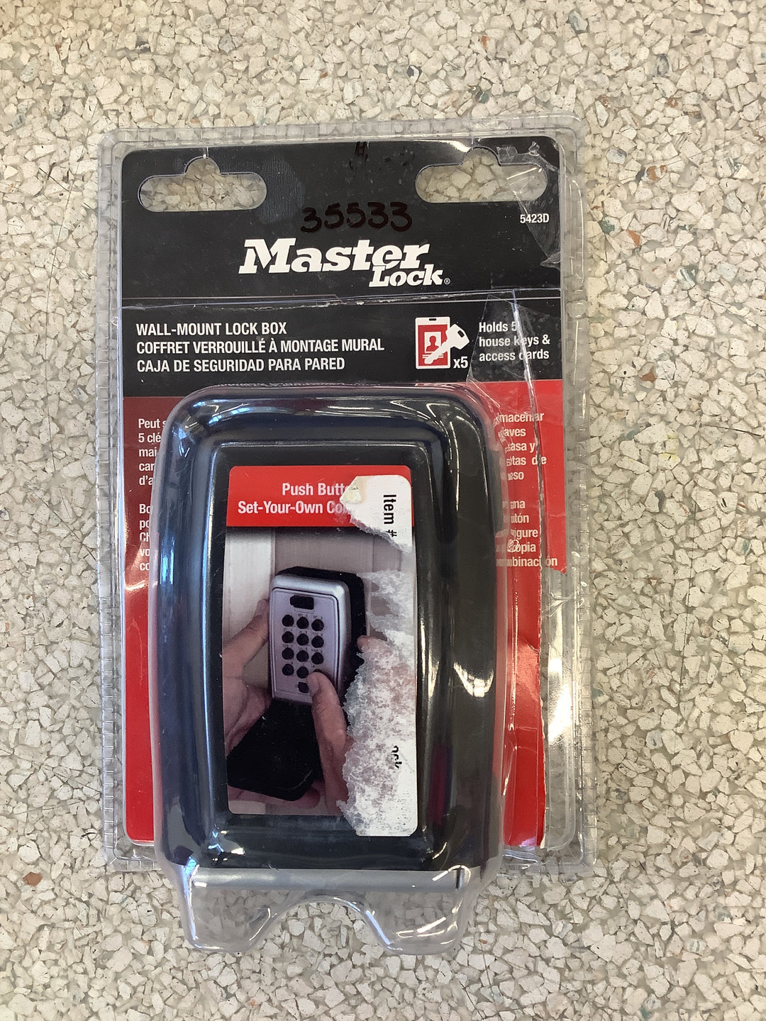 Master Lock 5423D Wall Mount Key Safe Lock Box