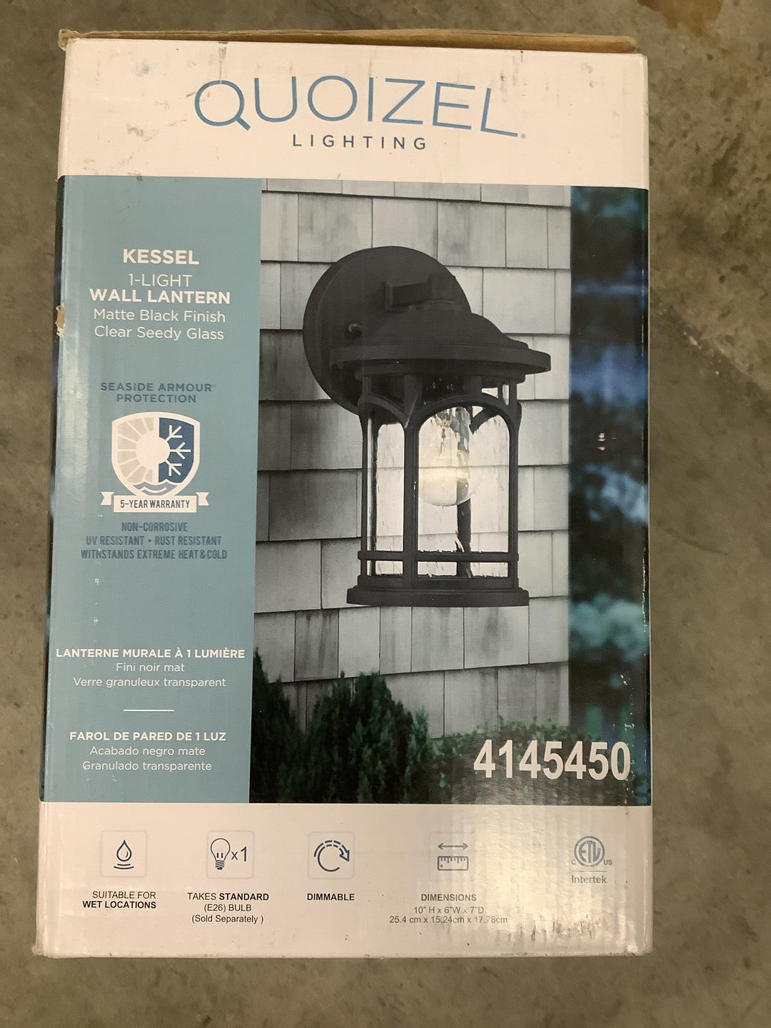 QZL KESSEL 10-IN BLK WALL LT
