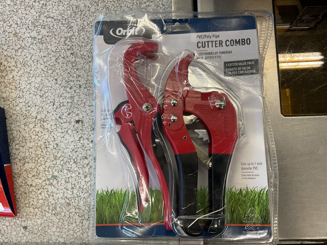 Orbit pvc/ poly pipe cutter combo