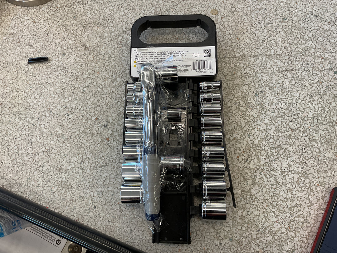 3/8-in drive socket set&rachet