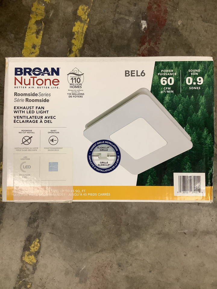 BR 60 CFM 0.9 SONE LIT FAN