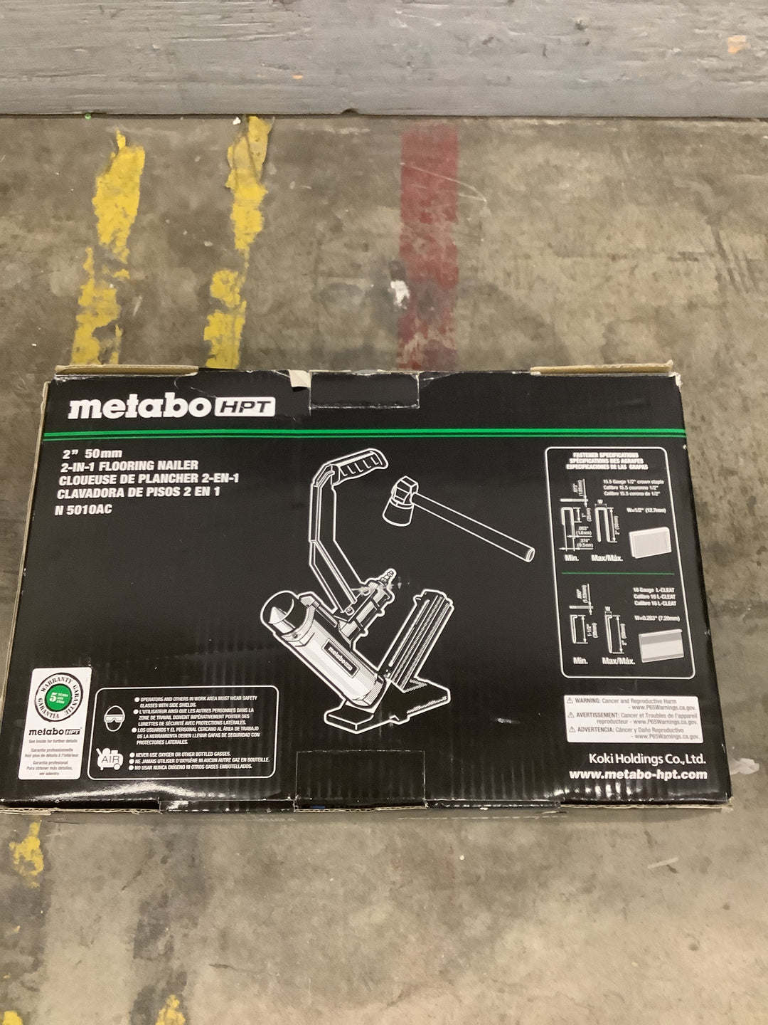 MET 16GA FLOORING NAILER