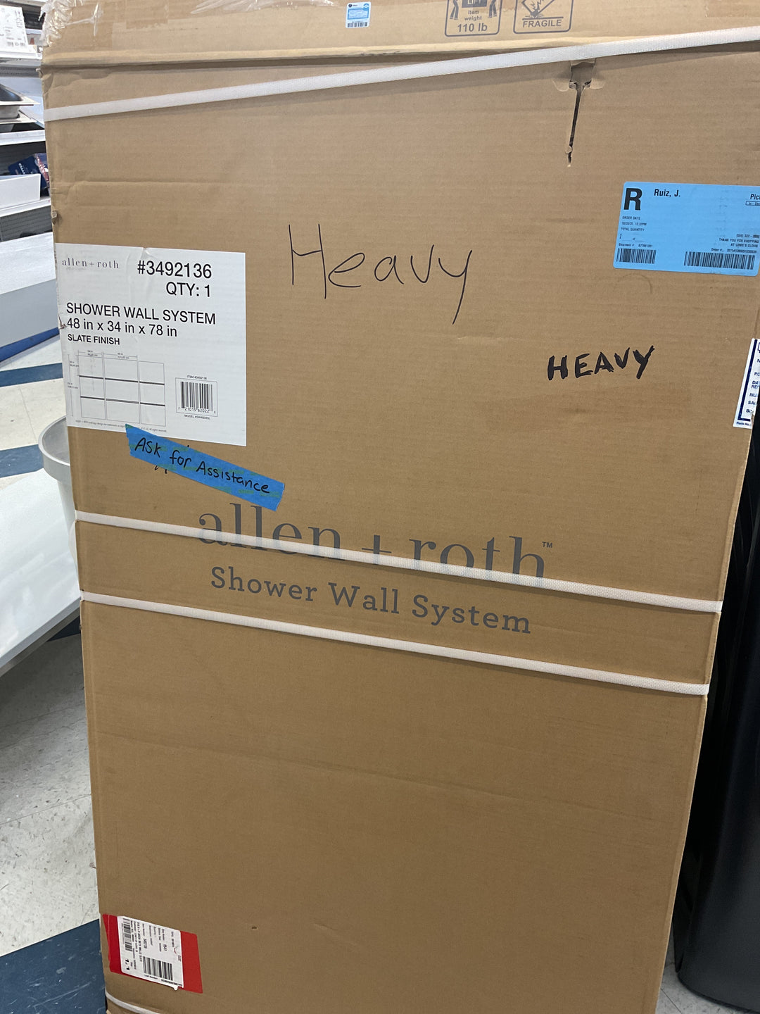 ALLEN + ROTH SHOVER WALL SYSTEM