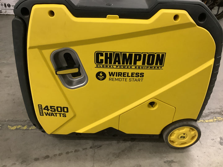 Champion Power Equipment 4500-Watt Wireless Remote Start RV Ready Portable Inverter Generator with Quiet Technology and CO Shield Retail $1,049.00