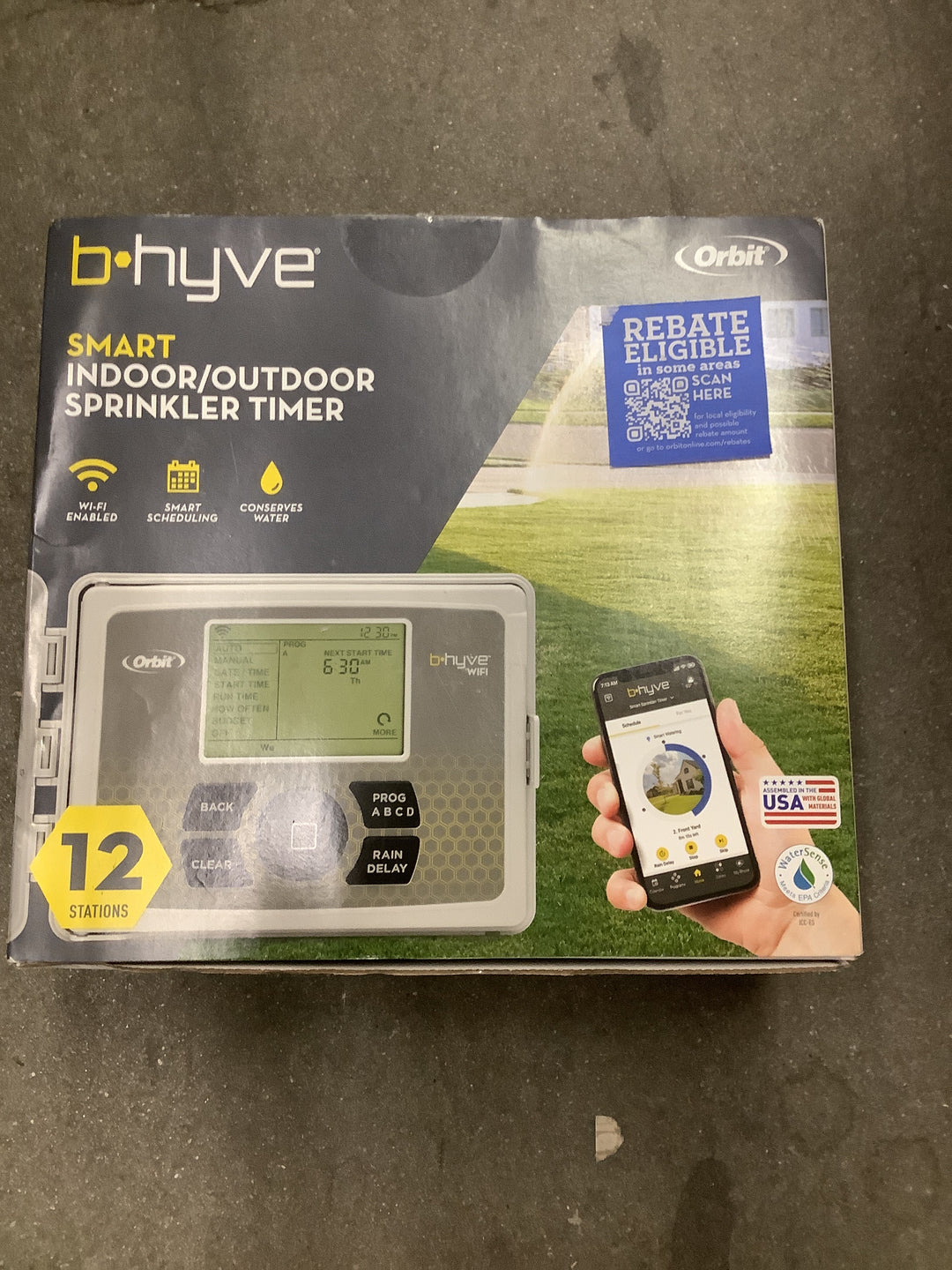 ORBIT 12-STATION IND/OUTDOOR WIFI TIMER