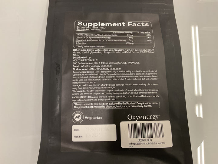 Carnitine supplement