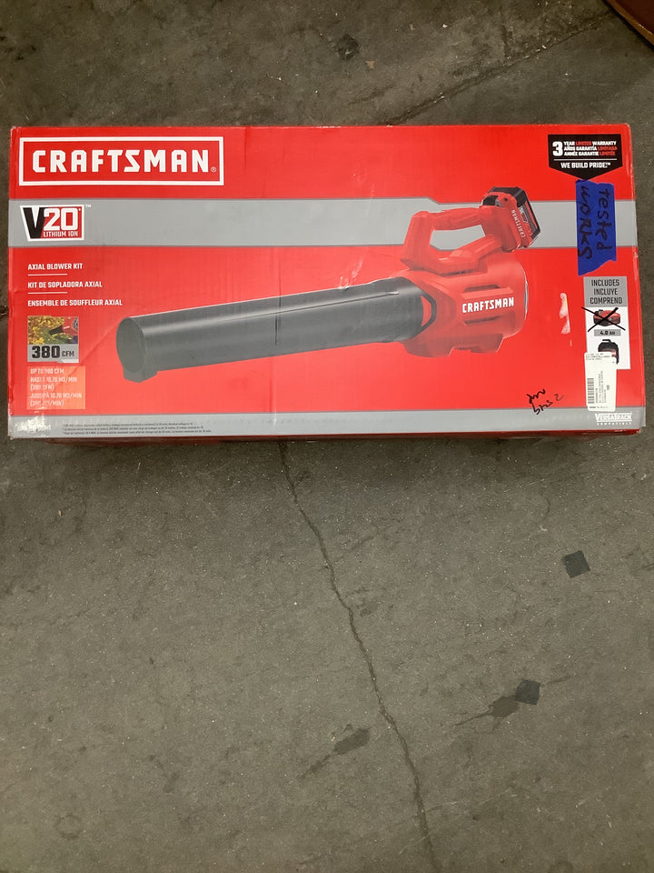 Craftsman v20 axial leaf blower