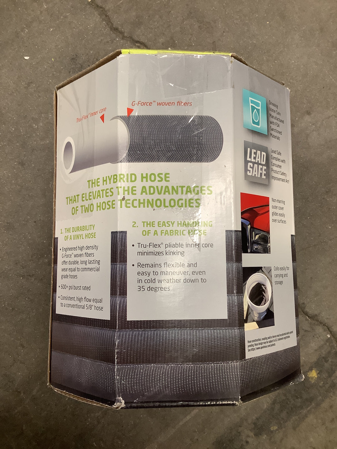 Teknor Apex Zero-G - Advanced Hose, 5/8in x 50ft Retail $40.00