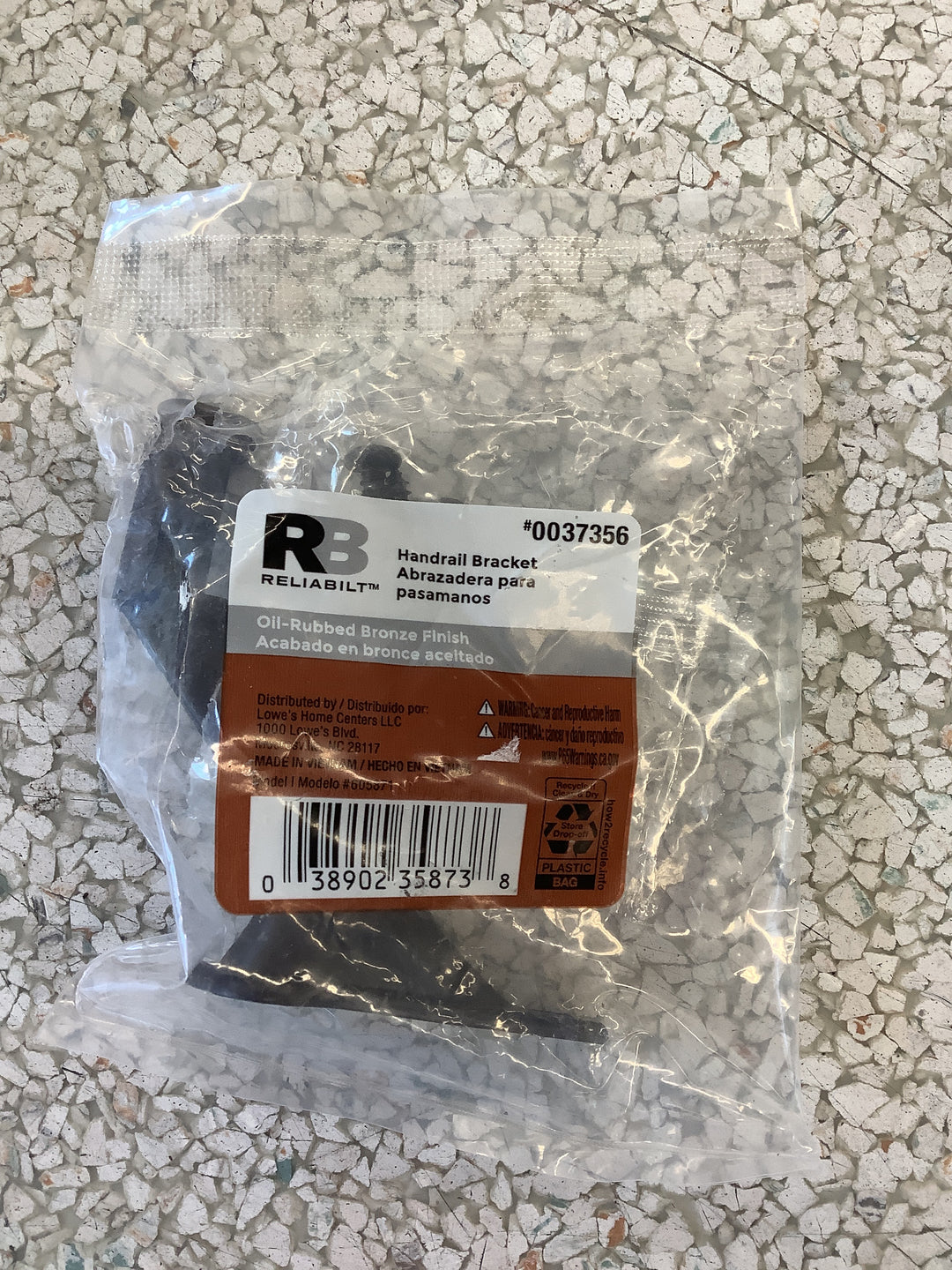 OIL RUB BRNZ ECONO HANDRAIL BRKT