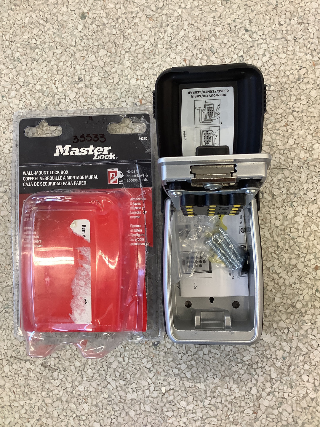 Master Lock 5423D Wall Mount Key Safe Lock Box