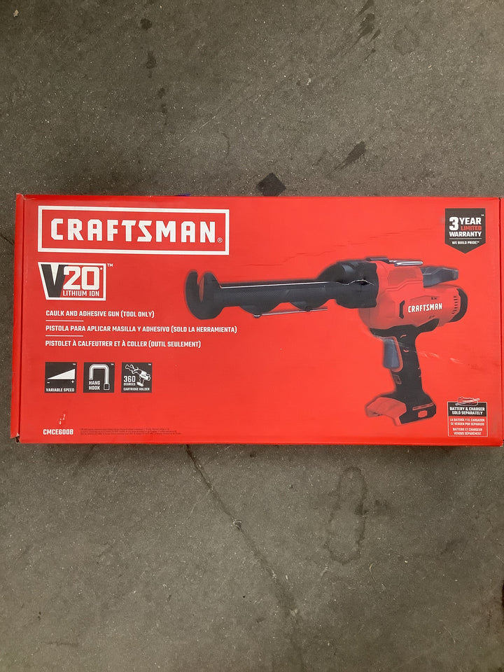 Craftsman v20 caulk and adhesive gun