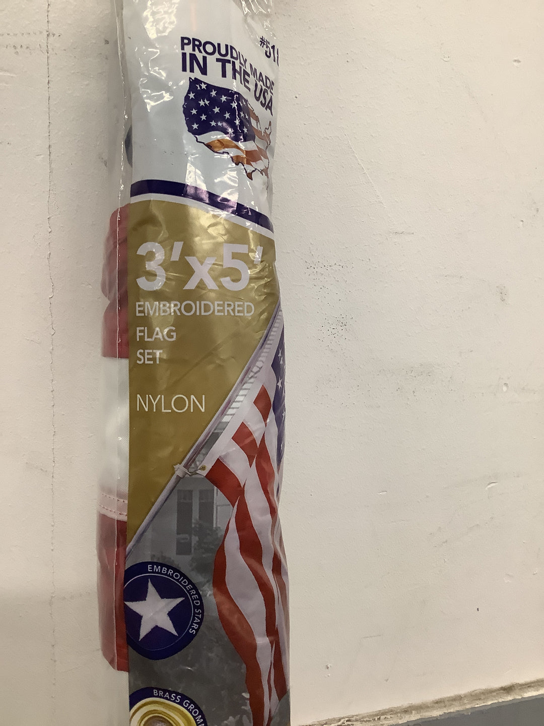 3FT X 5FT USA FLAG SET NYLON