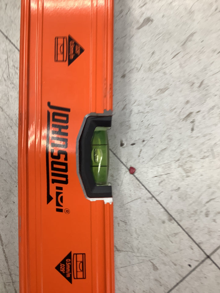 Johnson Level 9850-9600 96" Heavy Duty Aluminum Box Level Retail $157.99