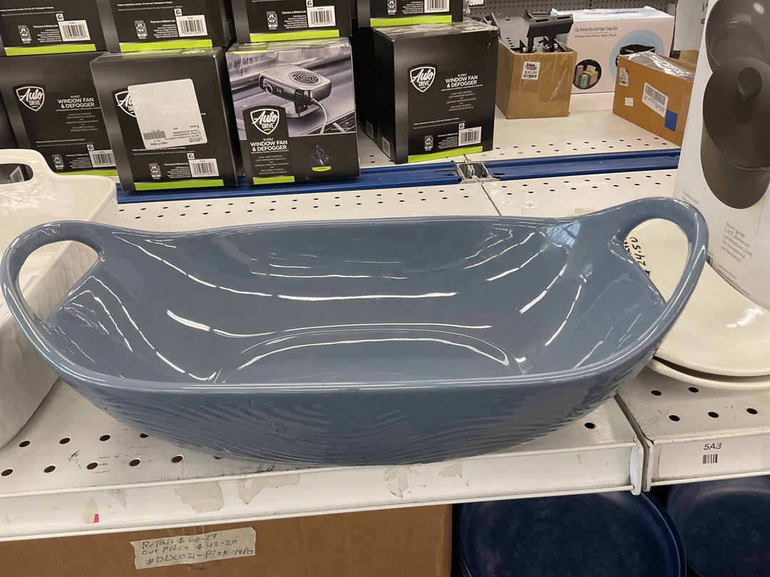 Temp-tations Woodland 2-qt Centerpiece Bowl - Slate Blue Retail $60.00