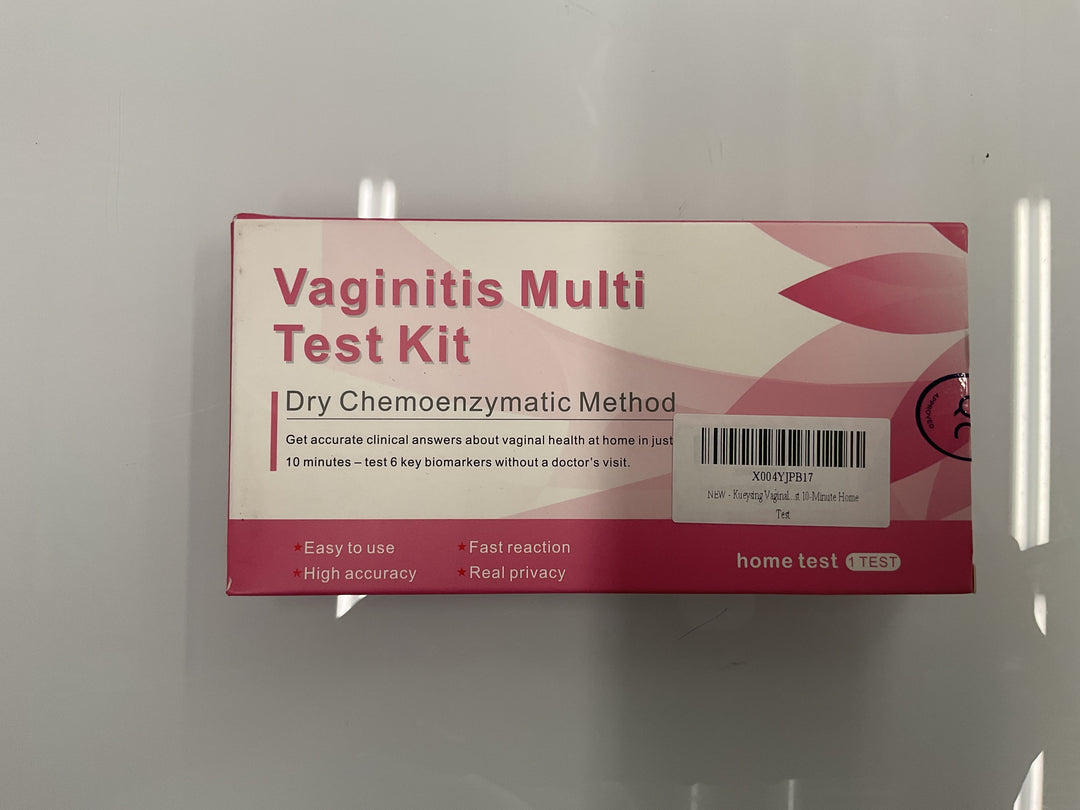 Kueysing Vaginal Test kit 6-in-1 â€“Vaginitis Combo Test 10-Minute Home Test