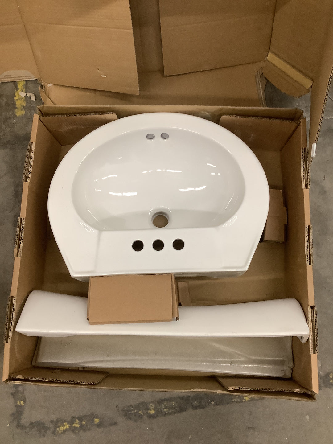 PS ALEXA OVAL PED COMBO WHT