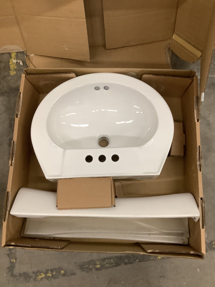PS ALEXA OVAL PED COMBO WHT