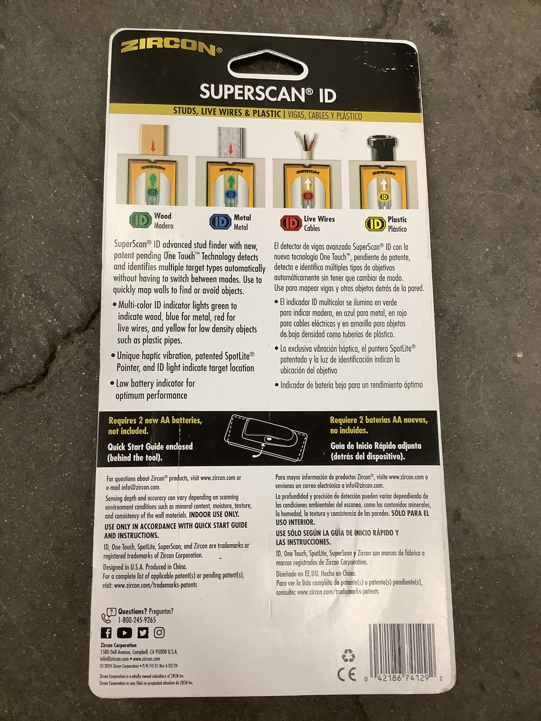 ZIRCON SUPERSCAN ID